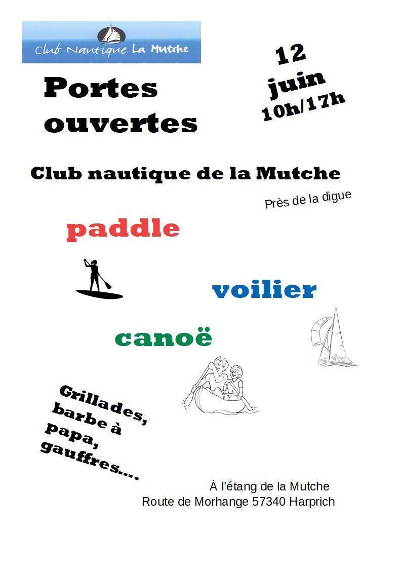 Portes ouvertes club nautique de la Mutche